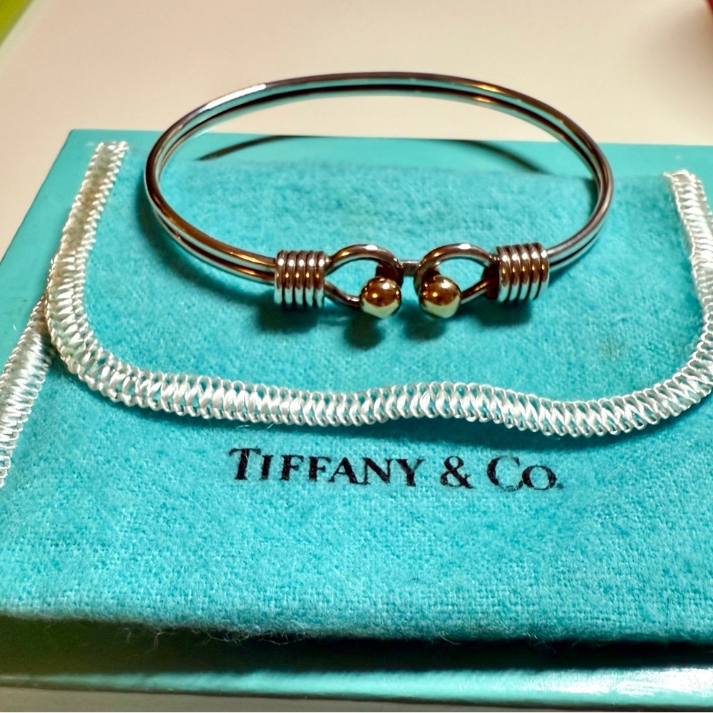 Tiffany & Co. Silver and Gold Cuff Bracelet